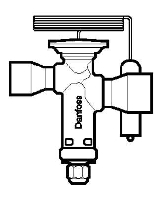 Термо-регулирующий вентиль ТРВ TGEZ 24 067N4165 Danfoss
