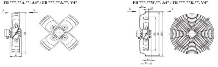 Вентилятор осевой ZIEHL-ABEGG FB040-VDK.2C.V4P Ziehl-Abegg