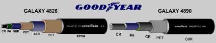Шланг для автокондиционера Goodyear Galaxy 4826 G6 (8 мм - 5/16")